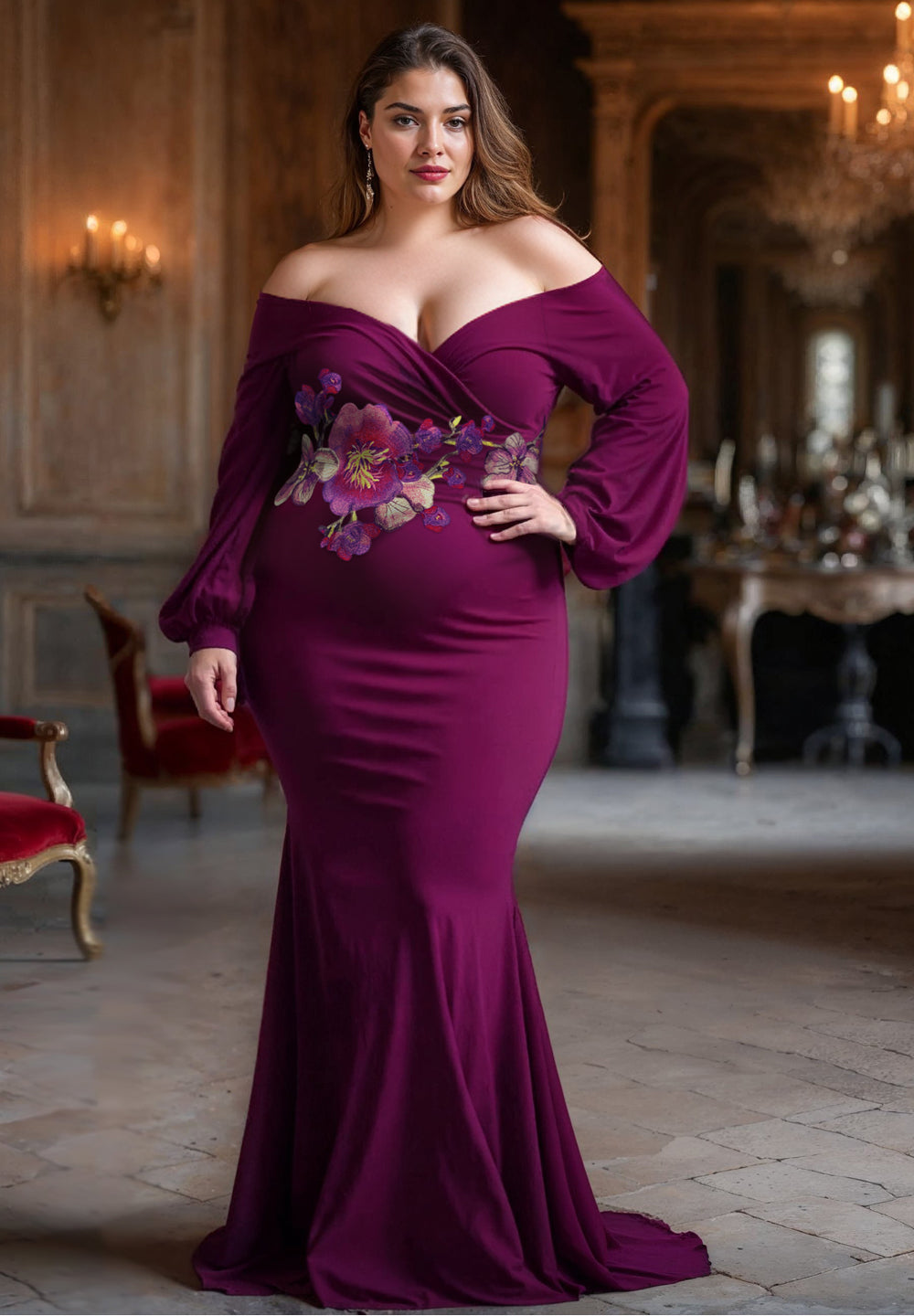 Alexandra Plus Size Dress (Made To Order)