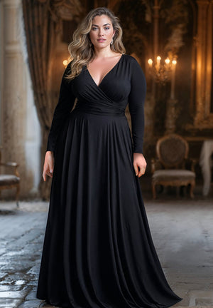 Dresses that flatter full figured best sale