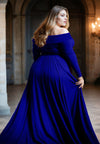 Marie Plus Size Gown in Royal Blue