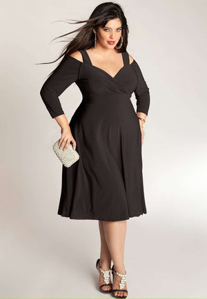 Black plus size dress | IGIGI.com